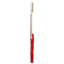 Fingerboard Electric Guitar Bag Shoulder Strap Pick Whammy Bar Cord Wrench Tool Red&White/Black&White/Orange&Black/Red&Black - 紅白 - 查看 4