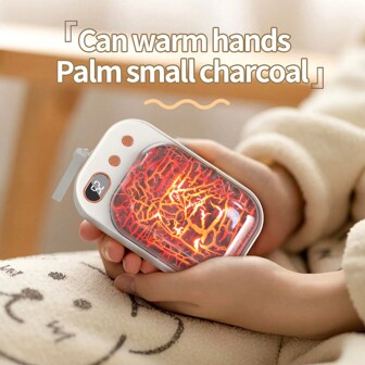 Hand Warmers Rechargeable, Handwarmers Hot Hands Long Lasting, 4 Heat Levels Electric Hand Warmer, Reusable Portable Pocket Heater For Outdoor Activities, Winter Gift Women Men Children
