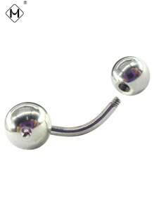 3 件/套全新不锈钢圆环肚脐环，男女通用日常佩戴 - 不銹鋼原色 - 查看 7