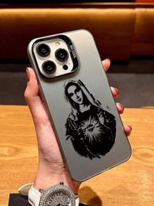 Ốp điện thoại Christian Jesus 1 chiếc họa tiết Đức Mẹ Đồng Trinh màu đen nhiều màu sắc tương thích với Apple IPhone - Nhiều màu - Xem 2