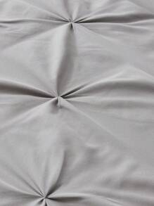 5Pcs/7-Pcs Queen Pinched Pleat Bed Comforter Sets Queen  - Luxurious, Soft, Breathable, Hypoallergenic, And Cooling Summer Bedding For All Seasons With Sheets, Pinched Pleat   Design, And Bed-In-A-Bag Convenience - Easy Care, Machine Washable, And Durable,  Ideal Gift - 灰色 - 查看 8