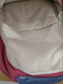 Lightweight,Portable European And American Style Color Block Large Capacity Backpack With Multiple Pockets & Zippers, Suitable For Daily Use, Commuting, Outdoor Activities And Can Fit Laptop (Accessories Are Only For Photography And Not Included In The Backpack) School Backpack For College Students,For Teen Boys And Girls Perfect For College,Business, Work, Commute,High School,Outdoors, Hiking, Travel, Climbing, Stadium, Sports, Outings ,Back To School, Street & Japanese Style Women Bag