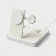 Bộ sạc 3 trong 1 cho đồng hồ iPhone và Apple AirPods - Heyday™ Trắng dành cho Apple iPhone, iPad, điện thoại Android, quà tặng cho gia đình, bạn bè, trẻ em, sinh nhật, giáng sinh, mùa đông, Black FridaySử dụng trên máy tính để bàn, sử dụng tại nhà, không cần cáp dữ liệuSạc siêu nhanh, bộ sạc di động cho thiết bị Android và iPhone có cổng USB và Type-C, pin lithium polymer an toàn và ổn định. - 1 - Xem 1