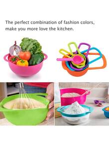 10 Piece Bowl Set Colanders And Measuring Spoons Color - Multicolor - View 5