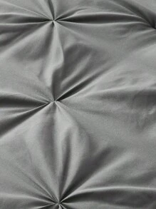 5Pcs/7-Pcs Queen Pinched Pleat Bed Comforter Sets Queen  - Luxurious, Soft, Breathable, Hypoallergenic, And Cooling Summer Bedding For All Seasons With Sheets, Pinched Pleat   Design, And Bed-In-A-Bag Convenience - Easy Care, Machine Washable, And Durable,  Ideal Gift - Dark Grey - View 10