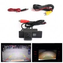 CCD Rear View Camera Car Camera View Camera Fit For Nissan Qashqai J10 J13 - Black - View 1