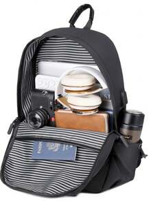 Unisex Waterproof Rugged Notebook Backpack [001] - 藍色 - 查看 5