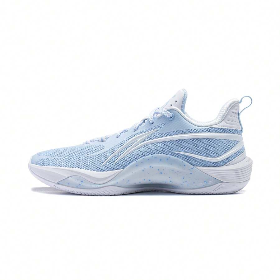 LI-NING SHINING 男籃球鞋專業運動 ABPU001 合法官方商城 - 冰河藍 - 查看 1