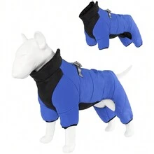 Dog Clothes, Pet Four-Legged Cotton-Padded Coat, Thickened And Warm, Small Dog Windproof And Waterproof, Teddy, Poodle, Adjustable Dog Clothing
