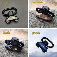 1pc Quick Detachable BCM Sling Mount Steel QD Sling Swivel - Multicolor - View 4
