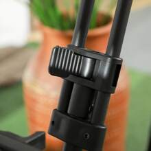 Outsunny Folding Trolley Cart Storage Wagon Beach Trailer 4 Wheels With Handle Overhead Canopy Cart Push Pull For Shopping Camping - Grey - View 8