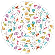 GDG 500 tờ/cuộn Nhãn dán động vật/thời tiết/chữ ngày lễ rực rỡ - Tiệc Giáng sinh, Phong bì, Văn phòng phẩm, Thiệp, Nhãn, Con dấu quà tặng Nhãn dán lễ hội - Nhiều màu sắc, Dính, Có thể tái sử dụng, Dễ sử dụng - Nhiều màu - Xem 7