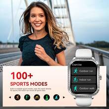 KELEEL Smart Watches For Women(Answer/Make Call) With Diamonds, 1.75'' HD Screen Smartwatch With 100+ Sports Modes Heart Rate/SpO2/Sleep Monitor IP68 Ladies Fitness Watch For IOS Android Pedometer Exercise Distance Calorie Consumption Weather Forecast Voice Assistant Stopwatch Timer Alarm Clock Find Cell Phone Female Physiological Reminder Mini-Games 220mAh Battery Support Multi-Language - Multicolor - View 6