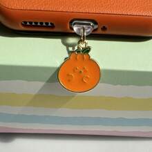 1 cái Nút chặn bụi hình quả cà chua thả dầu thời trang cho cổng sạc, tương thích với cổng Apple/Type-C Android, Nút chặn bụi điện thoại phù hợp với mọi điện thoại - Nhiều màu - Xem 7