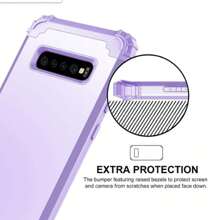 Funda impermeable con protector de pantalla extremadamente resistente, resistente a los golpes, cuerpo completo, cubierta de sellado impermeable para Gal -axy S10, - Morado - Ver 6