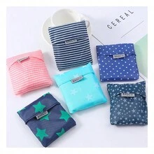 Túi Tote Gấp Gọn Nhẹ Tiện Lợi, Có Thể Giặt Được, Sức Chứa Lớn, Túi Mua Sắm Thường Ngày Có Thể Tái Sử Dụng, Màu Sắc Ngẫu Nhiên - Nhiều màu - Xem 3