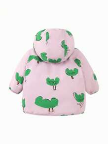 mini bala 小女孩防水防油冬季外套厚款保暖内衬婴儿夹克