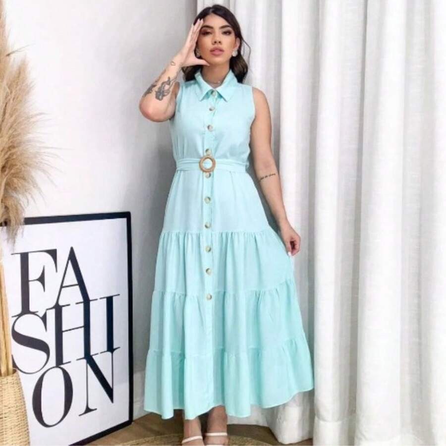 ONE SIZE DRESS FITS (36 TO 42) - 藍色 - 查看 1