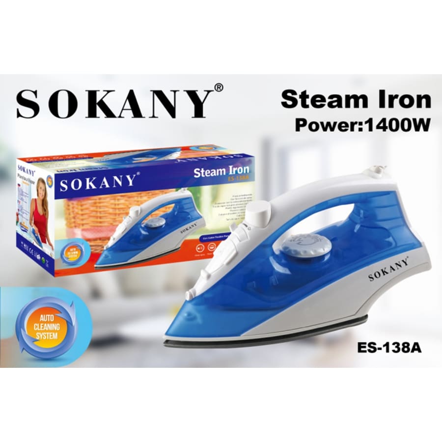 Sokany.Plancha de vapor antiadherente - Tipo de Enchufe A USA (110-127V) - Ver 1