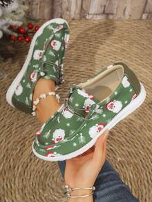 Giày thể thao thường ngày thoải mái hình ông già Noel thời trang nữ, nhiều màu sắc hợp thời trang thoáng khí nhẹ - Nhiều màu - Xem 4