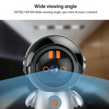 Teruhal 1 pieza Cámara IP WiFi HD de 3MP con seguimiento automático de personas, visión nocturna, acceso remoto móvil, adecuada para monitoreo CCTV doméstico, tarjeta SD no incluida - Multicolor - Ver 3