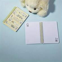 Sanrio 1pc Sanrio Cartoon Coil A6 Colorful PP Coil Book School Notepad Cute Girl Heart Notebook One Bottle60openPaper