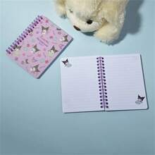 Sanrio 1pc Sanrio Cartoon Coil A6 Colorful PP Coil Book School Notepad Cute Girl Heart Notebook One Bottle60openPaper