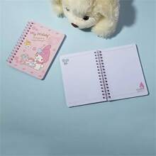 Sanrio 1pc Sanrio Cartoon Coil A6 Colorful PP Coil Book School Notepad Cute Girl Heart Notebook One Bottle60openPaper