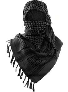 1 Stück, Wüstenschal Herren Halstuch Herren Arabischer Quastenschal, Wüstenschal Herren Herren Accessoires - Verschiedenfarbig - Übersicht 11