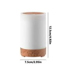 1pc 150ml 7 Colors Lighting Flame Ultrasonic Aroma Diffuser, Aromatherapy Diffuser Machine, Portable USB Essential Oil Desktop Diffuser Air Humidifier