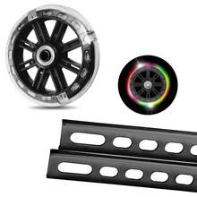 Ruedines Bicicleta Infantil, Bicicleta Estabilizador Ruedas,Niños Entrenamiento Ruedines Accesorio de Bicicleta Universal - Multicolor - Ver 5