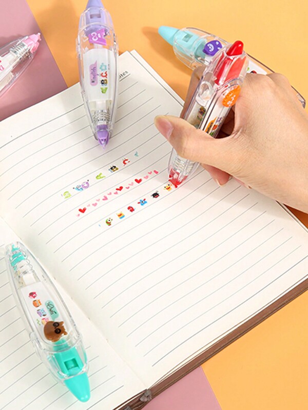 1pc Correction Tape, Suitable For Office And School - DIY Decorate Tapes For Handwriting Notes And Journals - Perfect For Handwritten Diaries And Scrapbooks Back To School