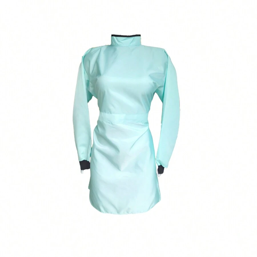 Surgical Uniform Anti-Fluid Repellent Gown - 薄荷綠 - 查看 1