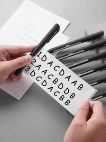 Stylo surprenant à ruban de papier intégré, stylo créatif étrange et amusant pour examen, mémo