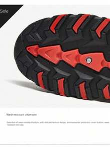 男士休闲一脚蹬透气运动鞋，大码 - D16藍色 - 查看 7