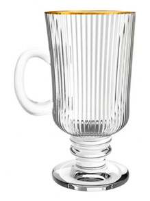 Set Of 6 Irish Mugs Cup 250ml Golden Filet Coffee - trắng - Xem 2