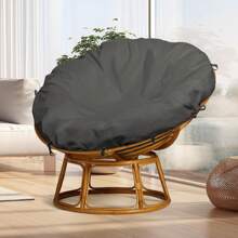 1pc Waterproof Papasan Seat Cover Only, Protects 44in To 47in Cushions From Pet Scratches And Stains, Machine Washable, Zippered, And Easy To Clean - Perfect For Indoor And Outdoor Use