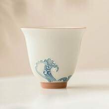 1 件高品质手绘陶瓷茶杯，礼盒套装，适合日常居家使用和节日返校礼物 - 彩色 - 查看 5