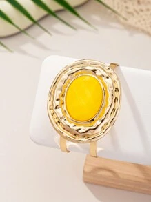 1 件/套 2025 新款欧美夸张个性金属网菱形仿珍珠戒指耳环手链项链套装，小众高端优雅百搭珠宝套装，适合女士、派对和日常佩戴，礼物 - 首飾套裝 - 查看 29