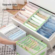 1 hộp đựng quần áo, hộp đựng quần áo phòng ngủ gia đình có ngăn kéo S, hộp đựng quần áo cho tất, đồ lót, áo ngực và giỏ đựng đồ gấp, ngăn kéo tủ quần áo, tủ quần áo, túi chần bông, hộp đựng đồ dưới gầm giường, ngăn kéo/tủ quần áo/tủ quần áo/túi chần bông, hộp đựng đồ dưới gầm giường/túi chia ngăn đựng quần áo, quần áo cho phòng ngủ gia đình/trở lại trường/ký túc xá/để đựng đồ lặt vặt/đồ lót/áo ngực/quần áo/đồ lót/quần lót/quần/quần jean/tất/áo phông/váy/giày/có thể gấp lại 6/7/11 lưới/đồ dùng đóng gói thiết yếu/vỏ bọc để đựng quần áo - trắng - Xem 12