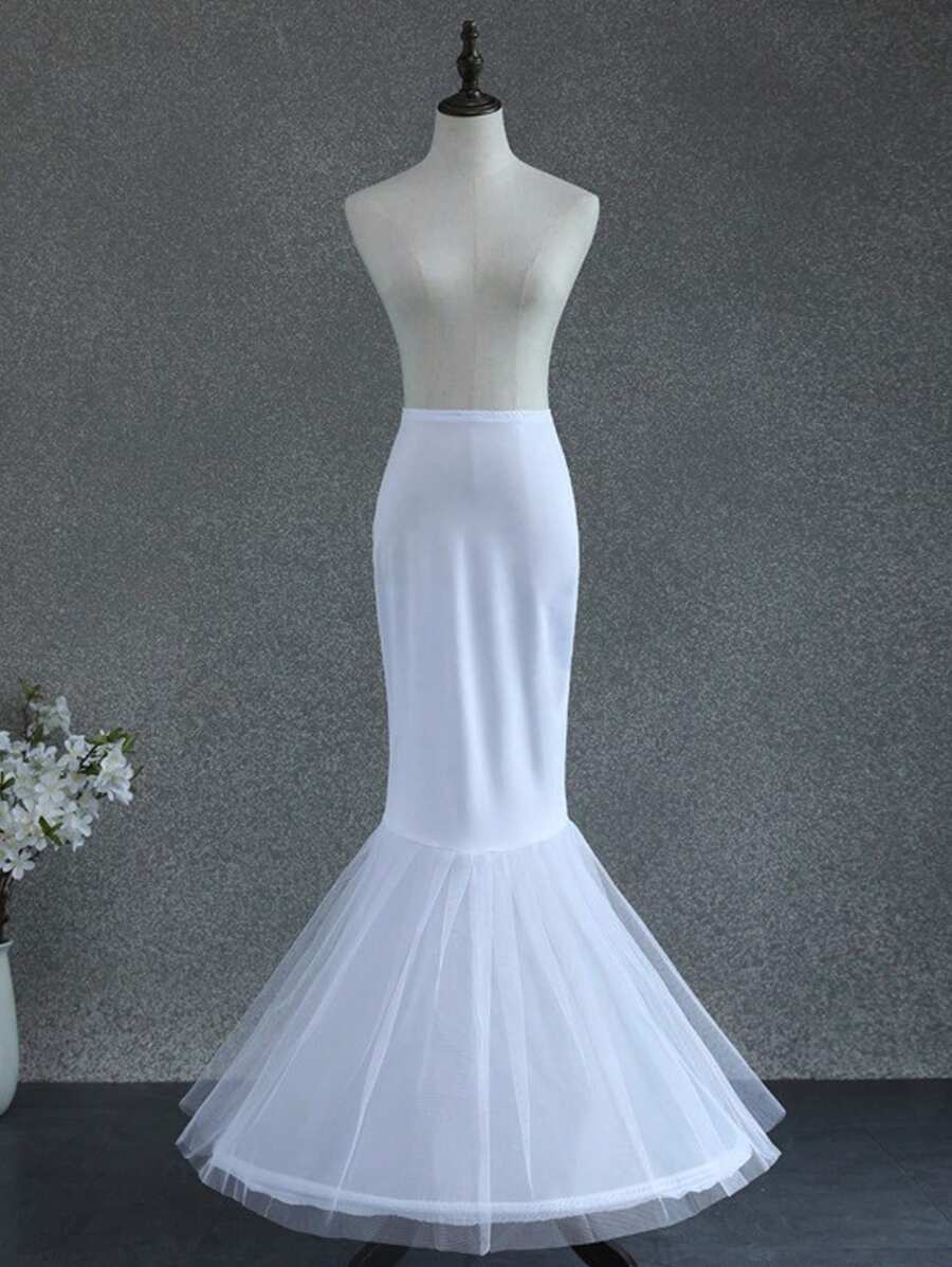 1pc Adult Mermaid Tail Underskirt Slip Petticoat For Wedding Dress ...