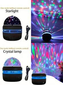 1 stuk LED-projectorlamp met droomsterrenhemel, nachtlampje voor slaapkamerdecoratie, decoratieve verlichting voor de woonkamer, sfeerverlichting voor feestjes, perfect cadeau voor de feestdagen