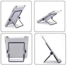 Giá đỡ điện thoại di động bằng kim loại Giáng sinh, giá đỡ bằng dây sắt có thể gập lại, xoay và điều chỉnh được, tương thích với máy tính bảng iPad - màu đen - Xem 9