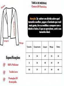 Kit With 3 UV Protection Coats And Shirts For Women - 彩色 - 查看 6