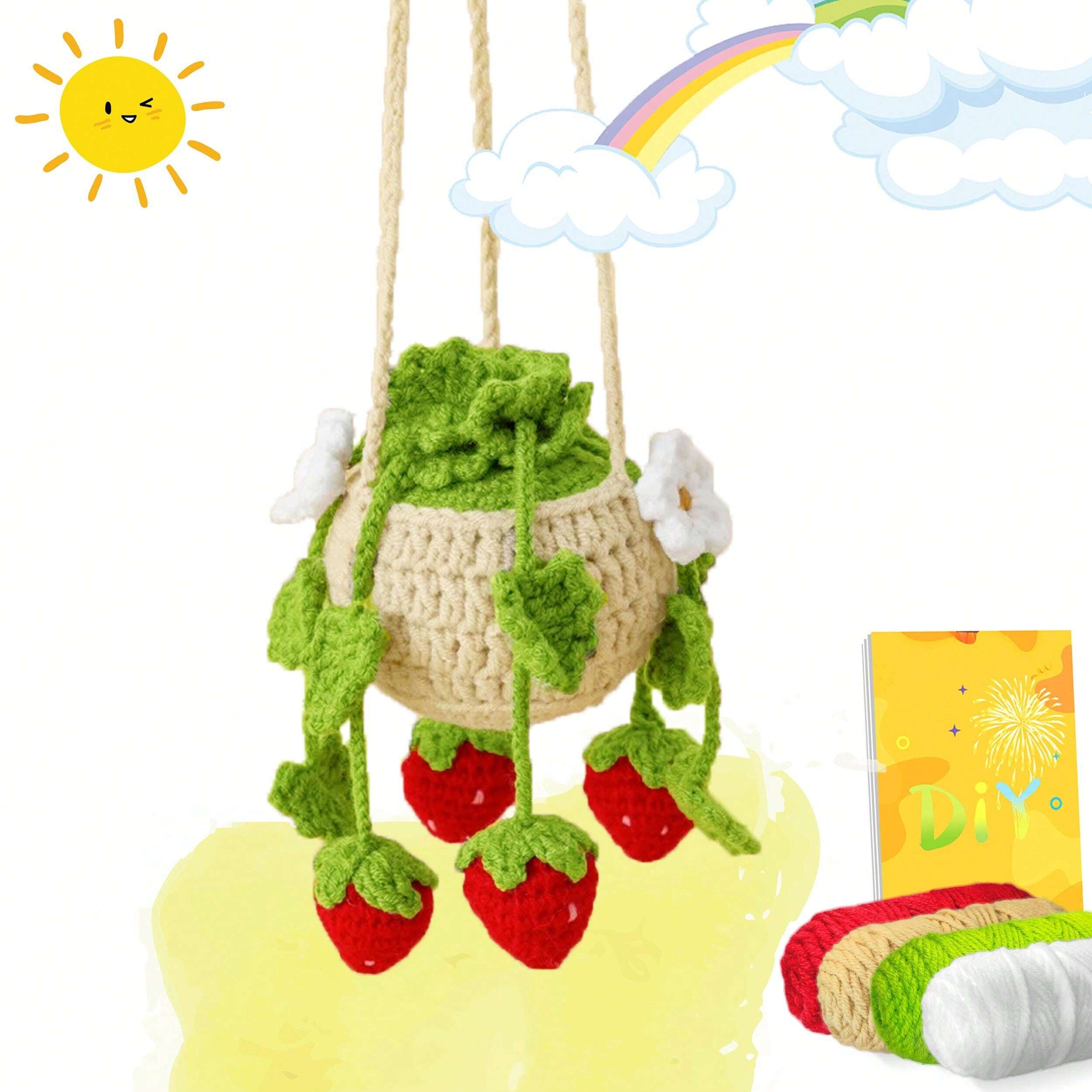 Kit Uncinetto SNAIL GARDEN Per Principianti – Crea Una Tartaruga E Un'Ape In Cotone, Con Tutorial Video E Accessori Completi