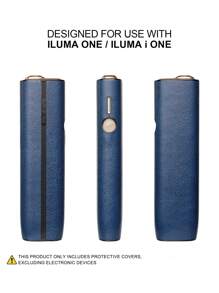 1 Pc For IQO ILUMA/ILUMA I ONE PRIME Decorative Anti Fall Protective Case 20 HeatSticks Box Fashion Accessory Surface Leopard Print Patterned Multi-Color PU Leather Gift, 360 Degree Full Protection, Shock Absorption, Anti Slip Suitable For Men And Women