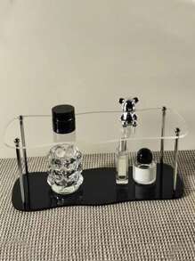 1pc Desktop Storage Rack Cup Holder With Highly Attractive Acrylic Detachable Perfume Display Stand For Handicrafts, Ins Style