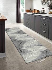 1 Piece Gray Modern Minimalist Style Area Rug, Plush Velvet With 850g/M² Thickness 0.8cm, Rectangle Shape, Non-Slip Washable, Home Decor, Suitable For Living Room, Kitchen, Dining Room, Office, All Seasons