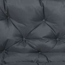 Outsunny Outsunny 2 Seater Bench Cushion, Garden Chair Cushion With Back And Ties For Indoor And Outdoor Use, 98 X 100 Cm