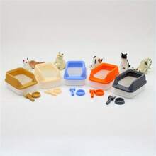 Hộp vệ sinh cho mèo Mini Toy House kèm xẻng - Phụ kiện tỷ lệ 1:12, có nhiều màu sắc (Không có phụ kiện cho mèo) - Nhiều màu - Xem 3